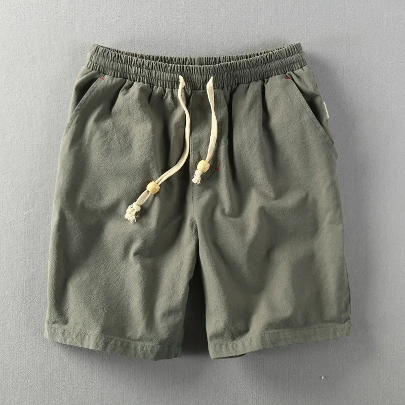 Short Casual Masculino Em Algodão
