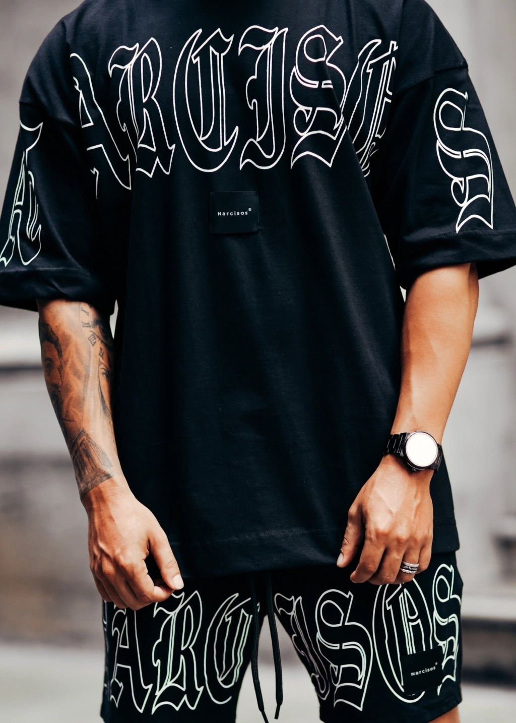 Conjunto Oversized Gothic Preta