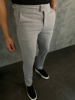 Calça Alf. Roma Ponto H Cinza Cl