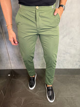 Calça Alf. Mônaco Ajuste Catraca Ponto H Verde Musgo