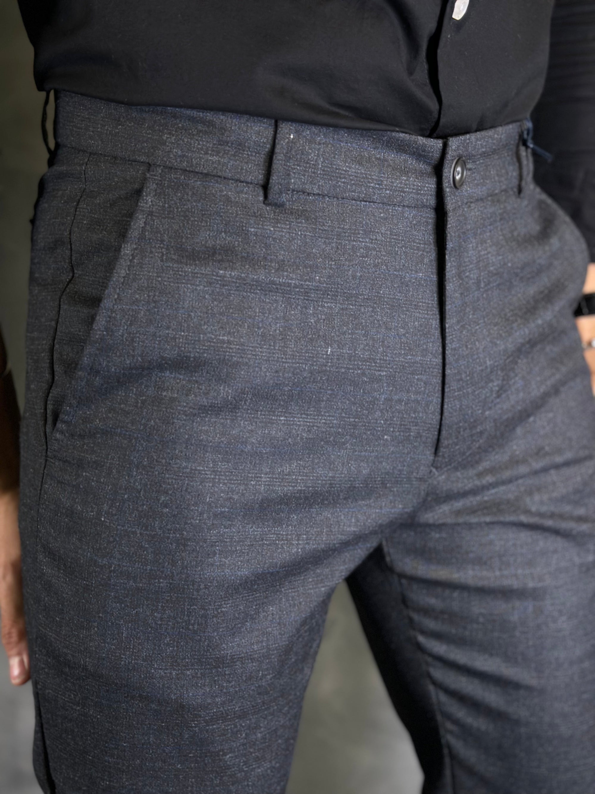 CALÇA ALF. SKINNY STRETCH XADREZ BAREZY