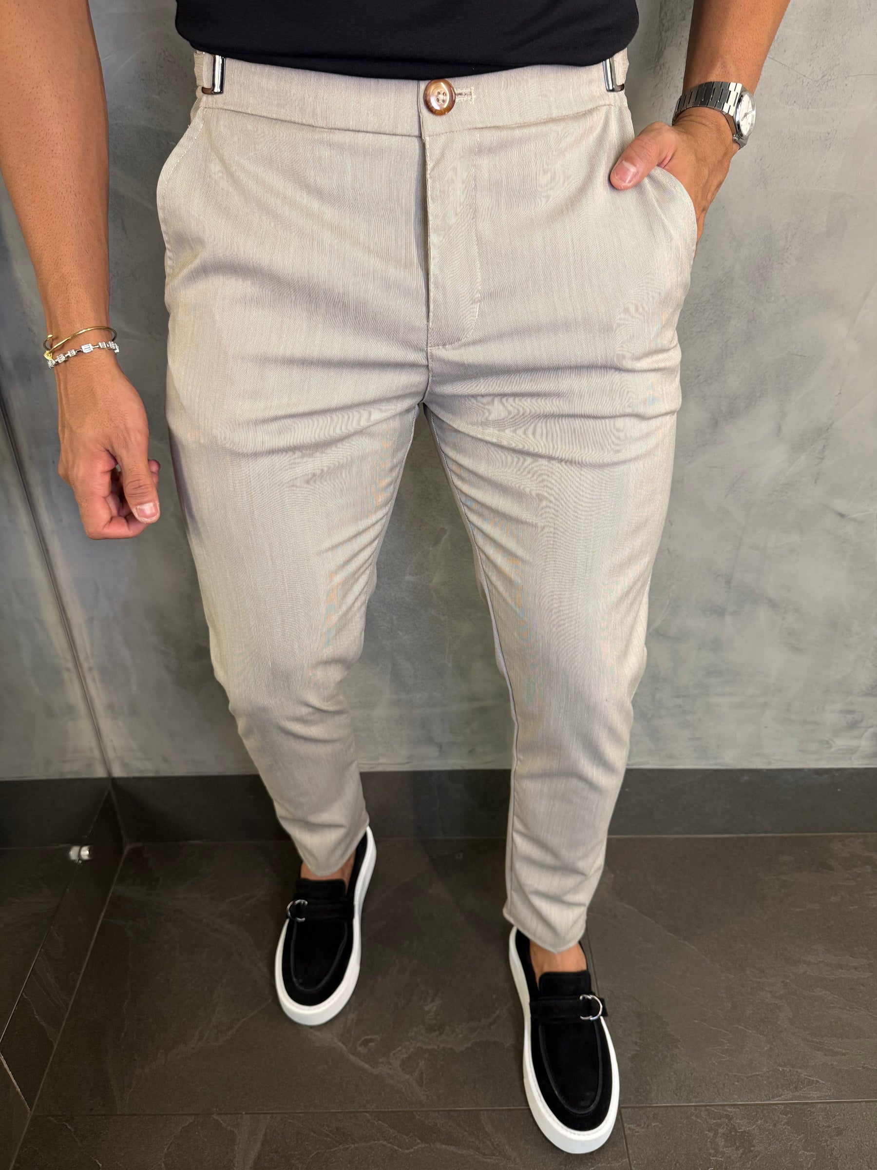 Calça Alfaiataria Dubai Areia