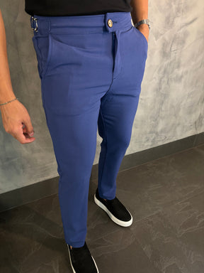 Calça Alf. Roma Ponto H Azul Royal
