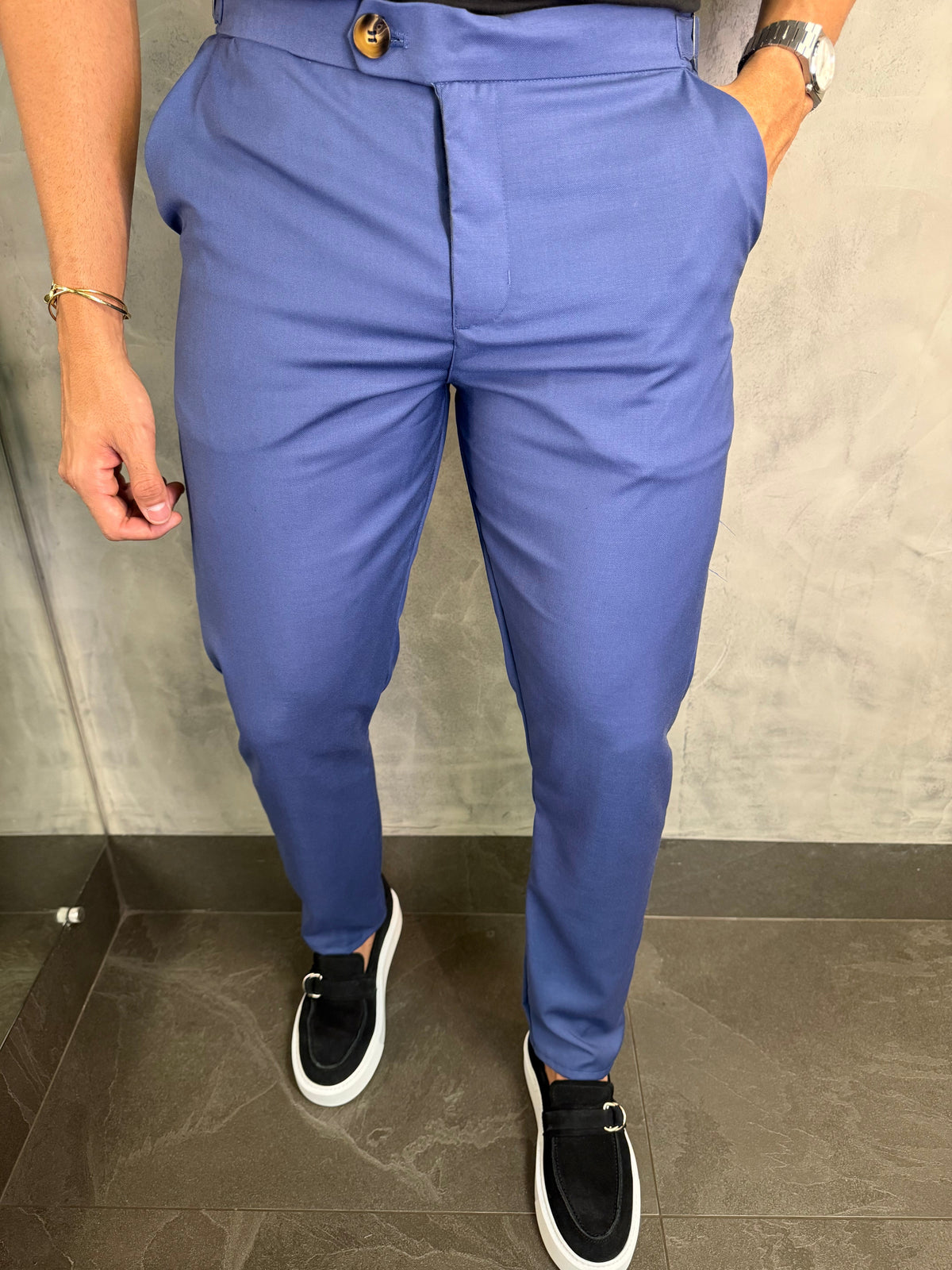 Calça Alf. Florença Ponto H Azul Indigo