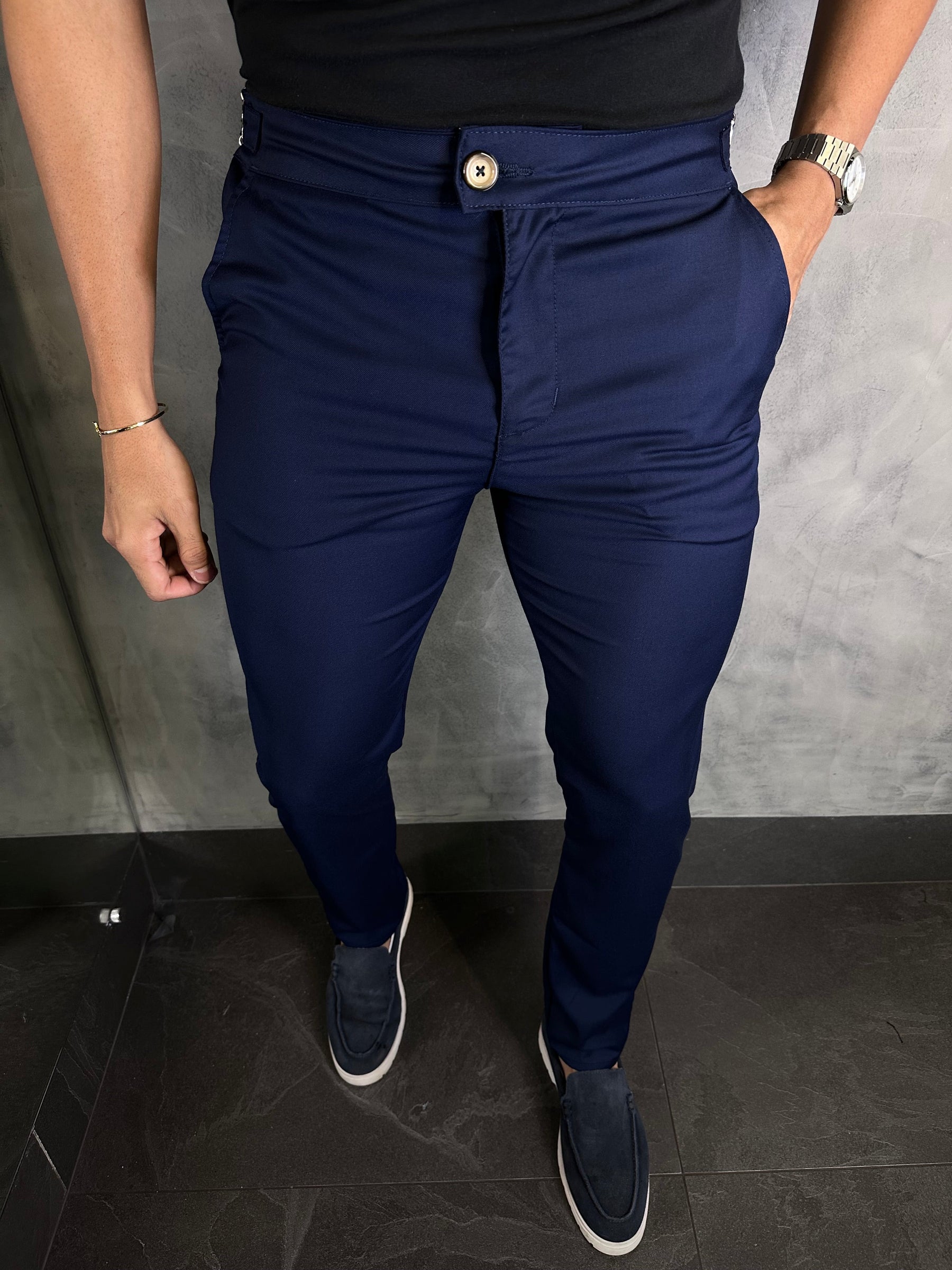 Calça Alf. Veneza Ponto H Marinho