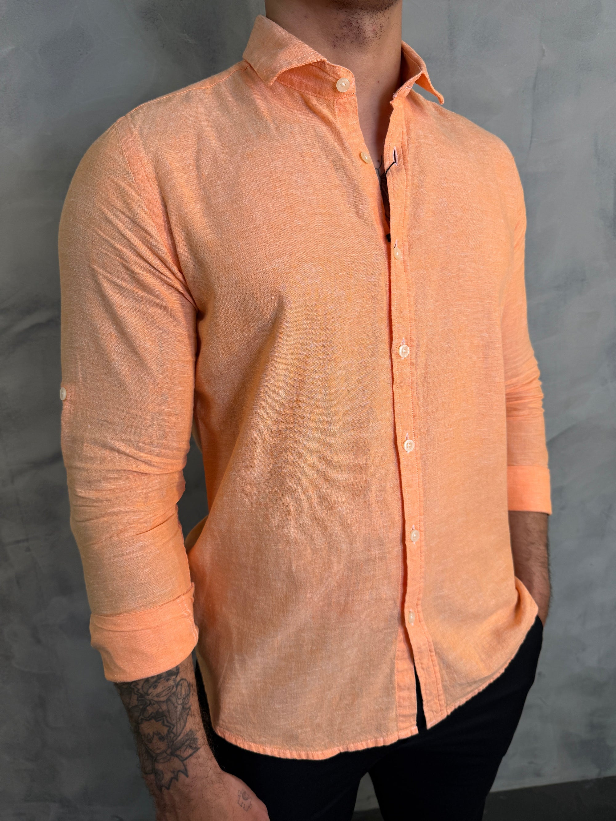 CAMISA M/L MARESIA PONTO H SALMÃO