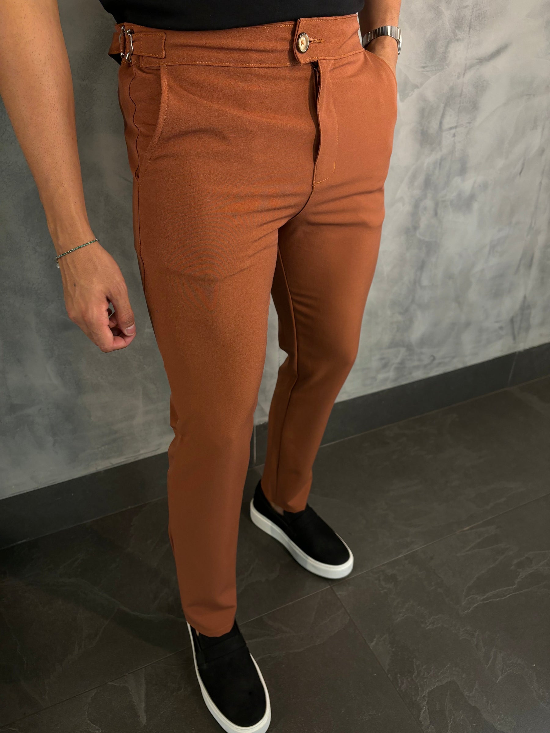 Calça Alf. Roma Ponto H Terracota