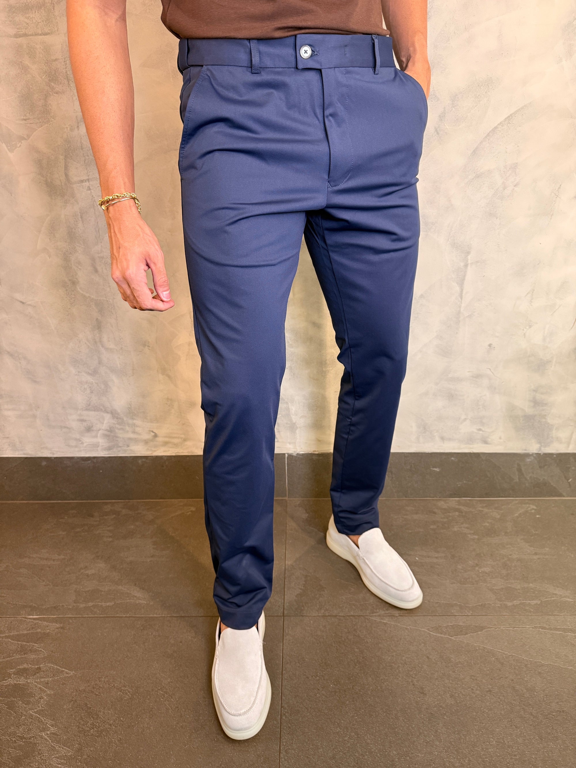 CALÇA ALF. MALHA ELASTO SLIM CINTURA ELÁSTICA