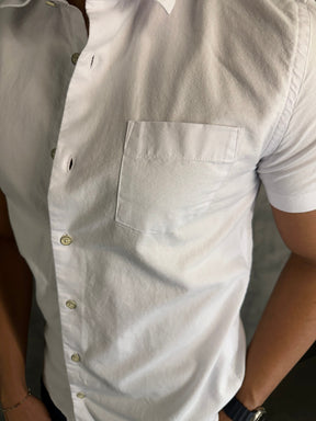 Camisa M/C Oxford Simples Reserva Branco