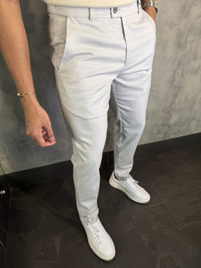 Calça Alfaiataria Skinny Com Cintura Elástica Barezy