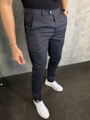 Calça Alfaiataria Skinny Com Cintura Elástica Barezy