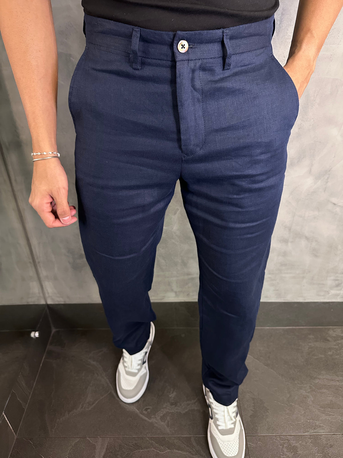 Calça Alf. Linho Regular Ponto H