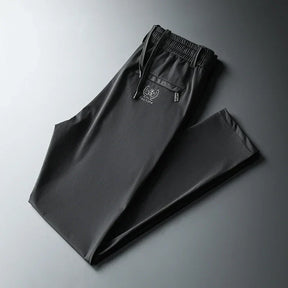 Fly Confort Calça Masculina Em Seda Gelo E Poliéster