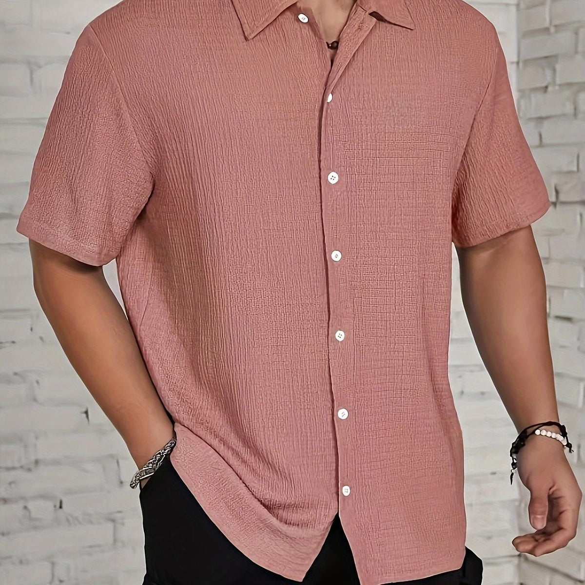 Camisa Masculina De Manga Curta