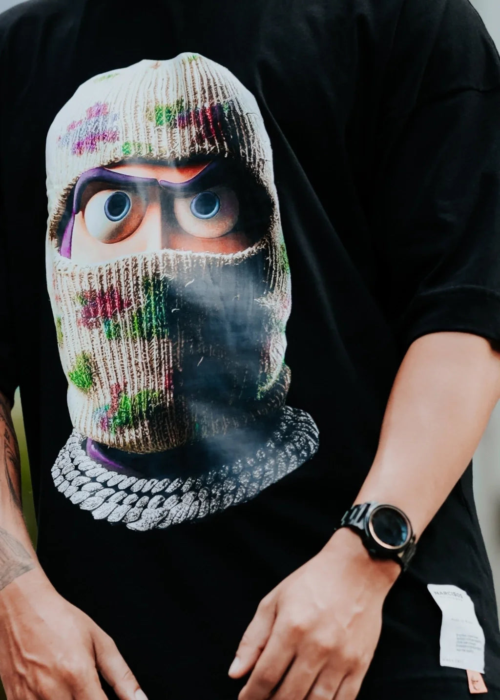 CONJUNTO OVERSIZED BUZZ - PRETA